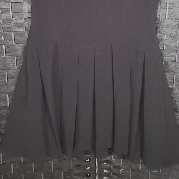 English Factory Sleeveless Scoop-Neck Pleated Mini Dress size M NWT - Picture 6 of 6